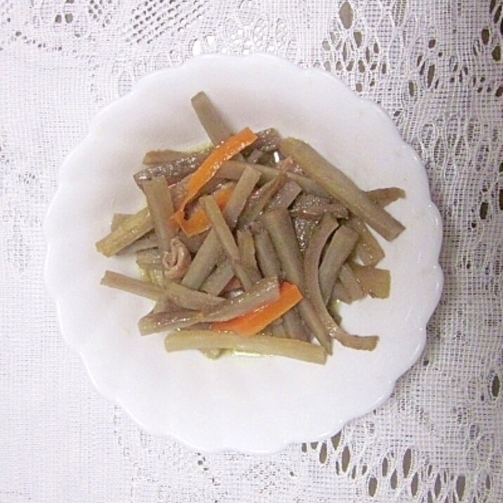 きんぴらごぼう(白だし)